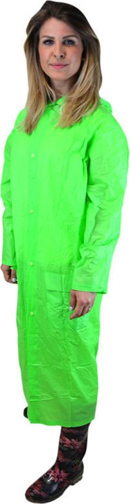 Pláštěnka PVC neonová-zelená vel. L/XL