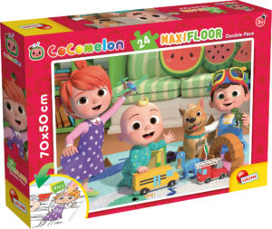 CoComelon Puzzle Maxi 24 hračky 70x50 cm 2v1
