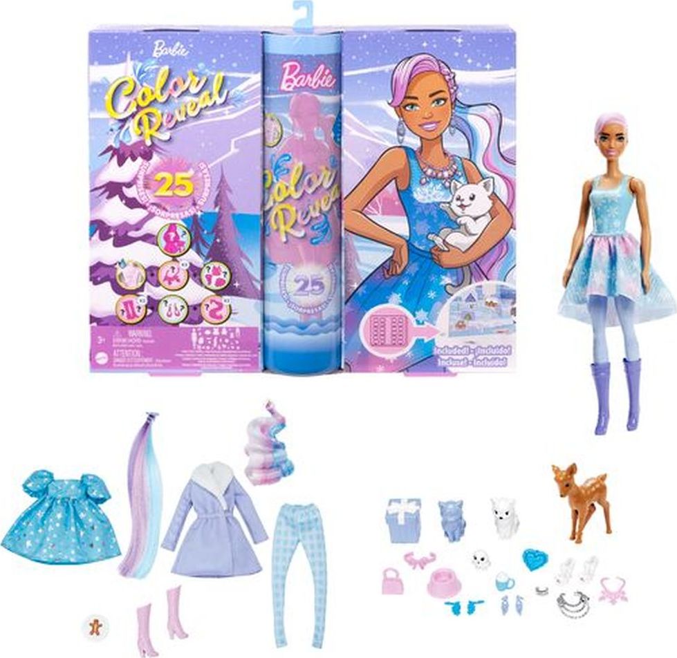 Mattel Barbie Color Reveal Adventní kalendář