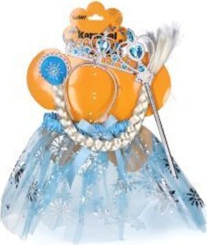 Set karneval - princezna světle modrá