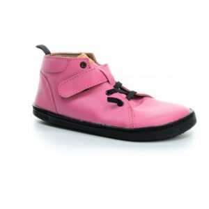 Pegres BF52 růžové kotníkové barefoot boty 26 EUR