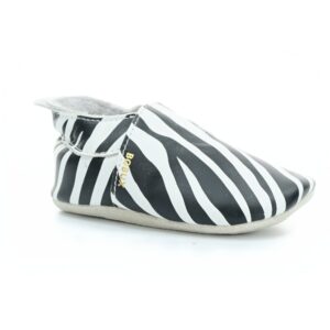 capáčky Bobux Zebra Print White (soft sole) 20 EUR