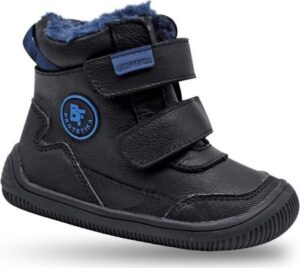 Chlapecké zimní boty Barefoot TARIK BLACK